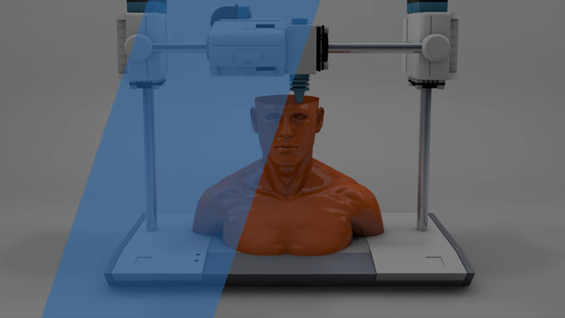 How 3D printers work for Mannequin