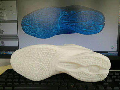 3D scanning shoes